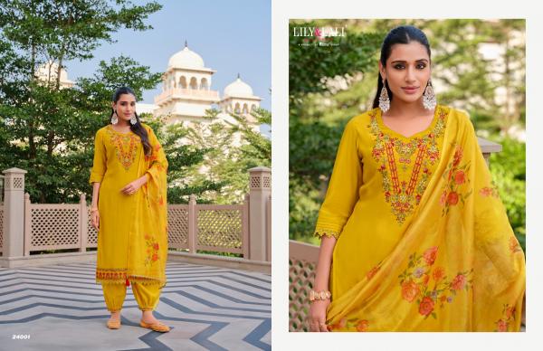 Lily And Lali Afghani Vol 5 Embroidered Readymade Dress Collection